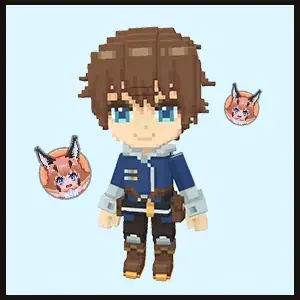 『けものフレンズプロジェクト』コラボ第一弾開催！みんなで作るサンドボックスゲーム『テラビット』に人気キャラクター、サーバルとカラカルが登場！ 画像 9