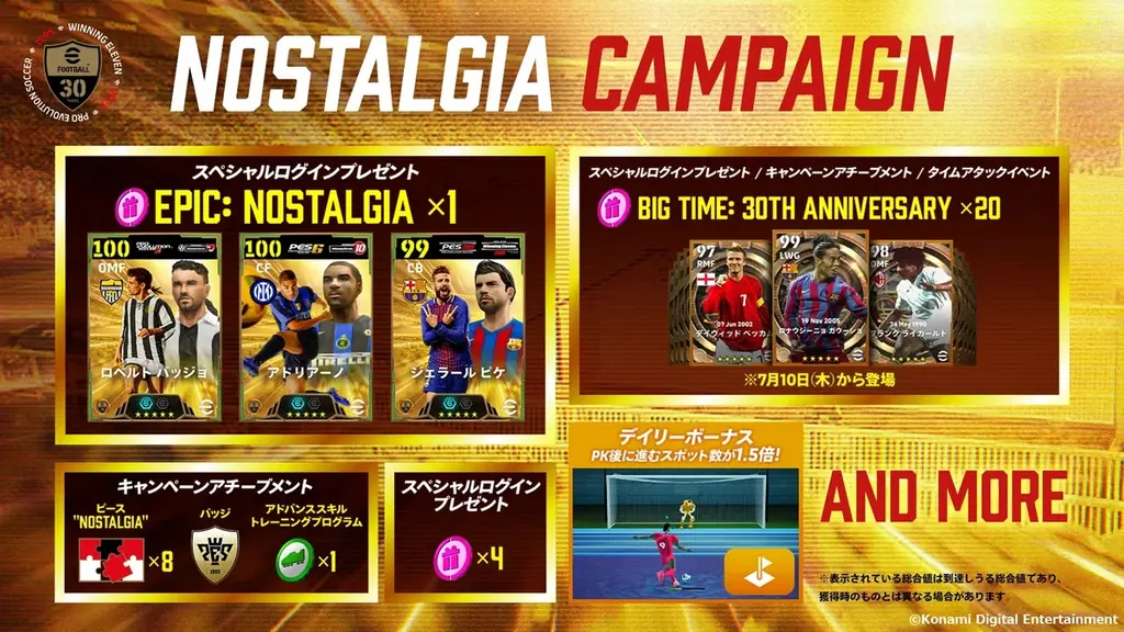「eFootball™」シリーズ30周年記念7月21日に初のファンフェスタ「World Festival」を東京・渋谷で開催　フィナーレのシリーズ30周年記念発表会は9か国語で世界同時生配信 画像 4