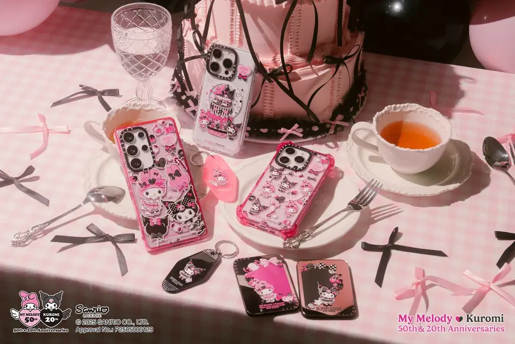 【CASETiFY】「マイメロディ & クロミ アニバーサリー | CASETiFY」コレクション2025年6月26日(木)に発売 画像 1