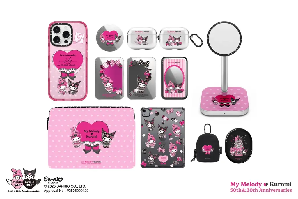 【CASETiFY】「マイメロディ & クロミ アニバーサリー | CASETiFY」コレクション2025年6月26日(木)に発売 画像 3