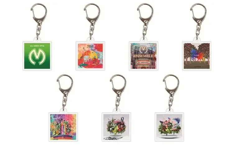 Mrs. GREEN APPLE 10周年キーホルダー　ラゾーナ　カプセルトイ 7月7日開始「Mrs. GREEN APPLE」10周年記念イベント詳細｜ベスト