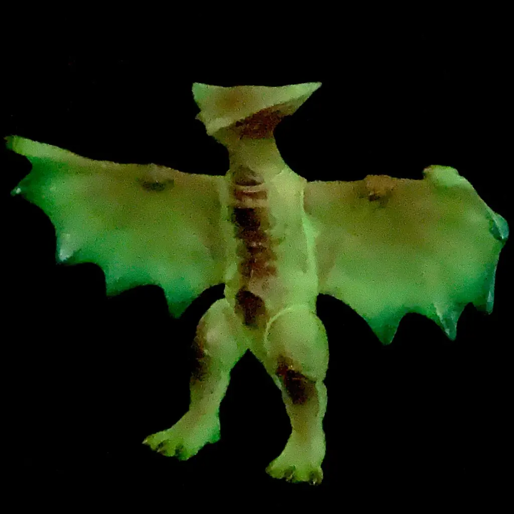 レトロソフビデザインのガメラ、ギロン、ギャオス、巨大レギオンが『蓄光』をテーマに、CCPJAPAN ミドルサイズシリーズ ガメラ【第6弾】として全5種で登場！ 画像 21
