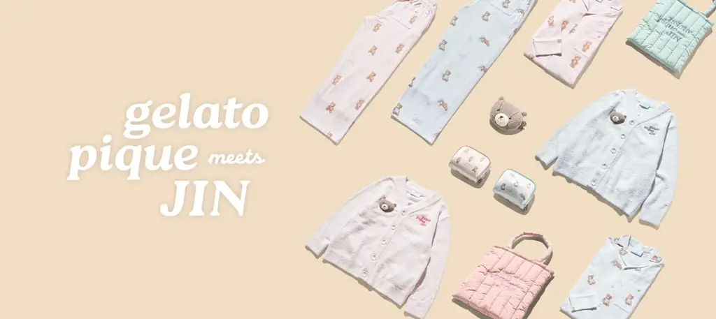【gelato pique meets JIN】JINとgelato piqueのコラボレーションでお届けする、JINのアイディアが込められたコレクションが初登場！ 画像 1