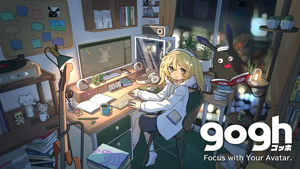 アバター×作業集中PCゲーム『gogh: Focus with Your Avatar』が「Mac対応」。Steamサマーセールで初の20%オフに 画像 4