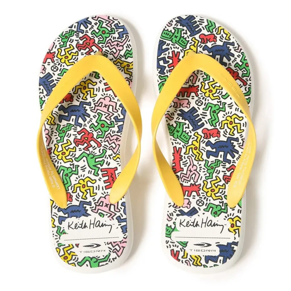 昨年17万足を販売したTIGORA ビーチサンダルからキース・ヘリングデザインが新登場！ 画像 2