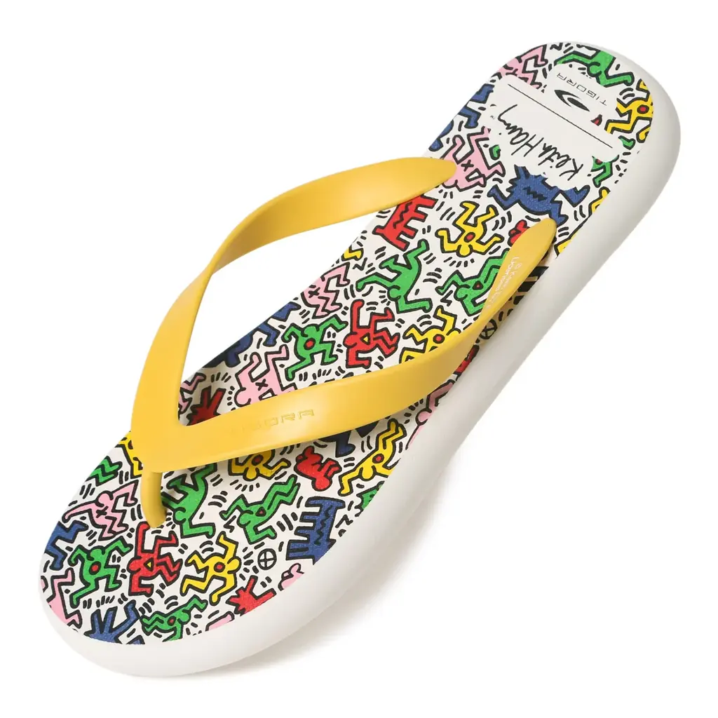 昨年17万足を販売したTIGORA ビーチサンダルからキース・ヘリングデザインが新登場！ 画像 3