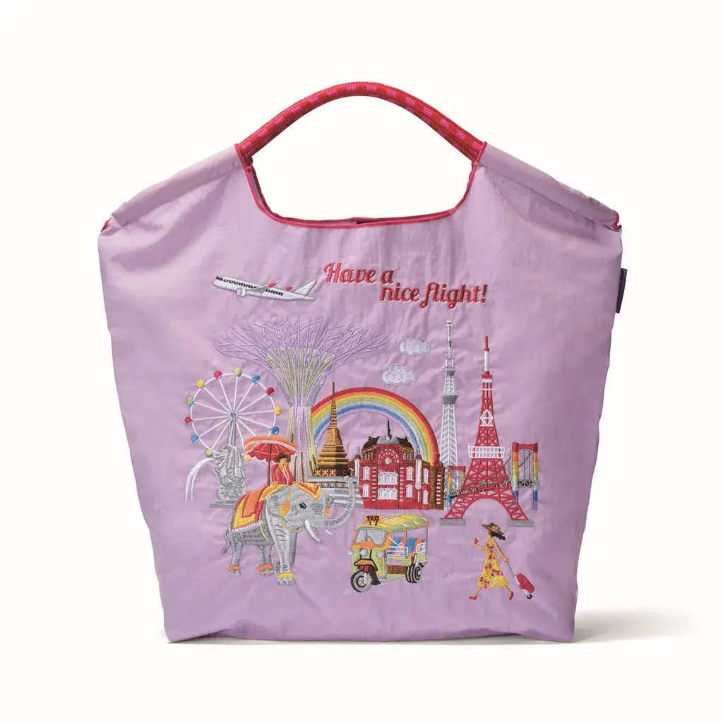 【7月～8月JAL機内販売商品】華やかで個性的な刺しゅうが大人気の「ボールアンドチェーン」から、JALとのコラボレーション第3弾のオリジナルバッグが登場！ 画像 2