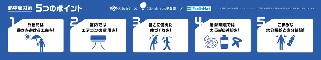 大塚製薬×FamilyMartVisionが公民連携の取り組みを拡大、　　　　全国47都道府県で熱中症対策の啓発活動を実施 画像 2