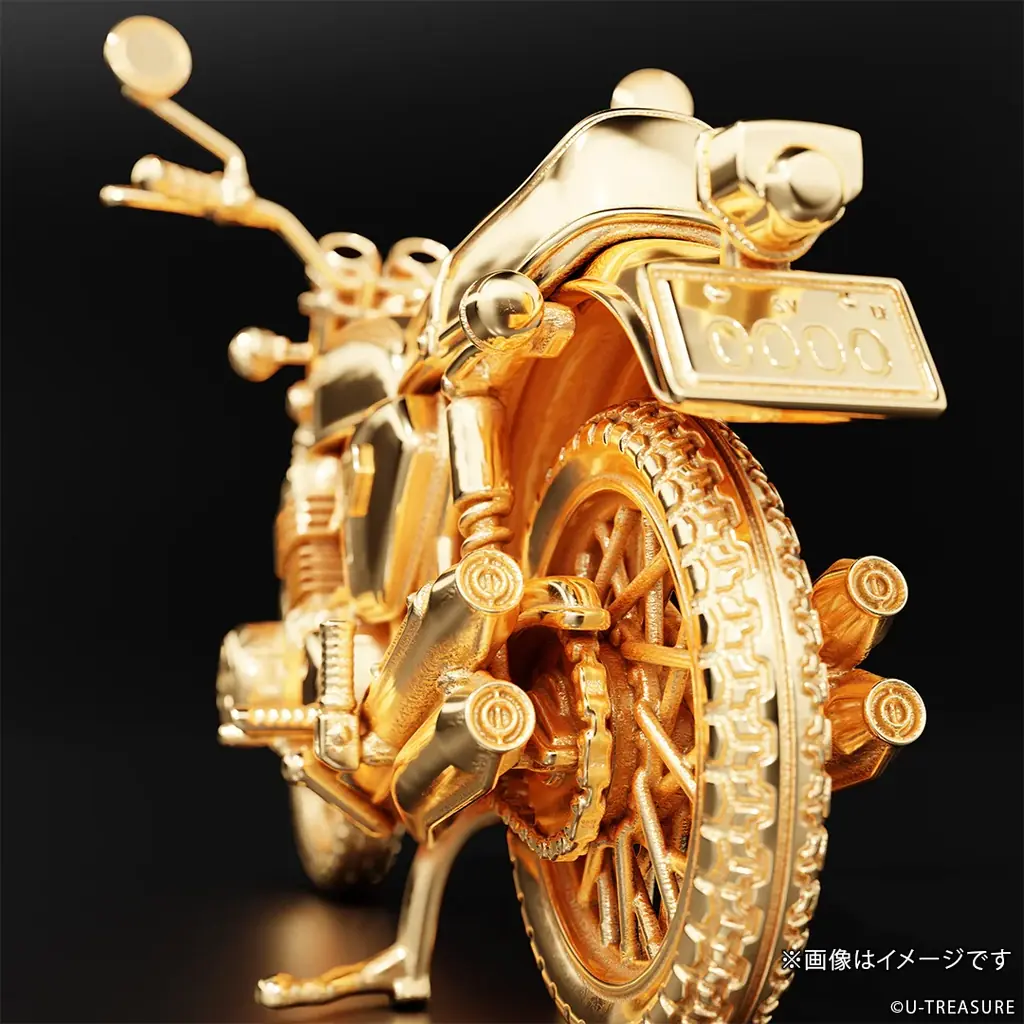 【Honda】”ナナハン”の代名詞「CB750FOUR」1969年モデルの1/24サイズ　シルバー製フィギュア。ナンバープレートにシリアルナンバーを刻印 画像 18