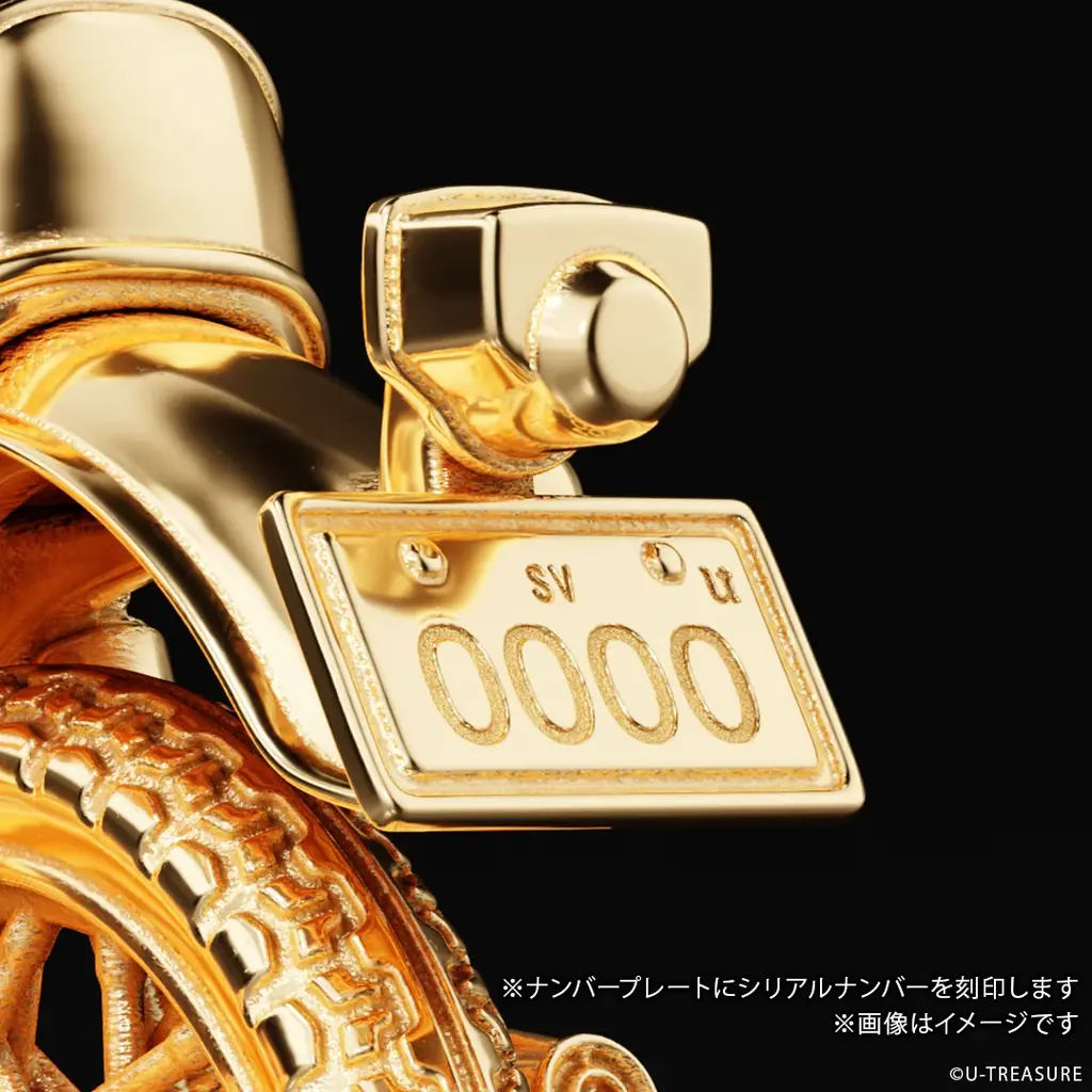 【Honda】”ナナハン”の代名詞「CB750FOUR」1969年モデルの1/24サイズ　シルバー製フィギュア。ナンバープレートにシリアルナンバーを刻印 画像 19