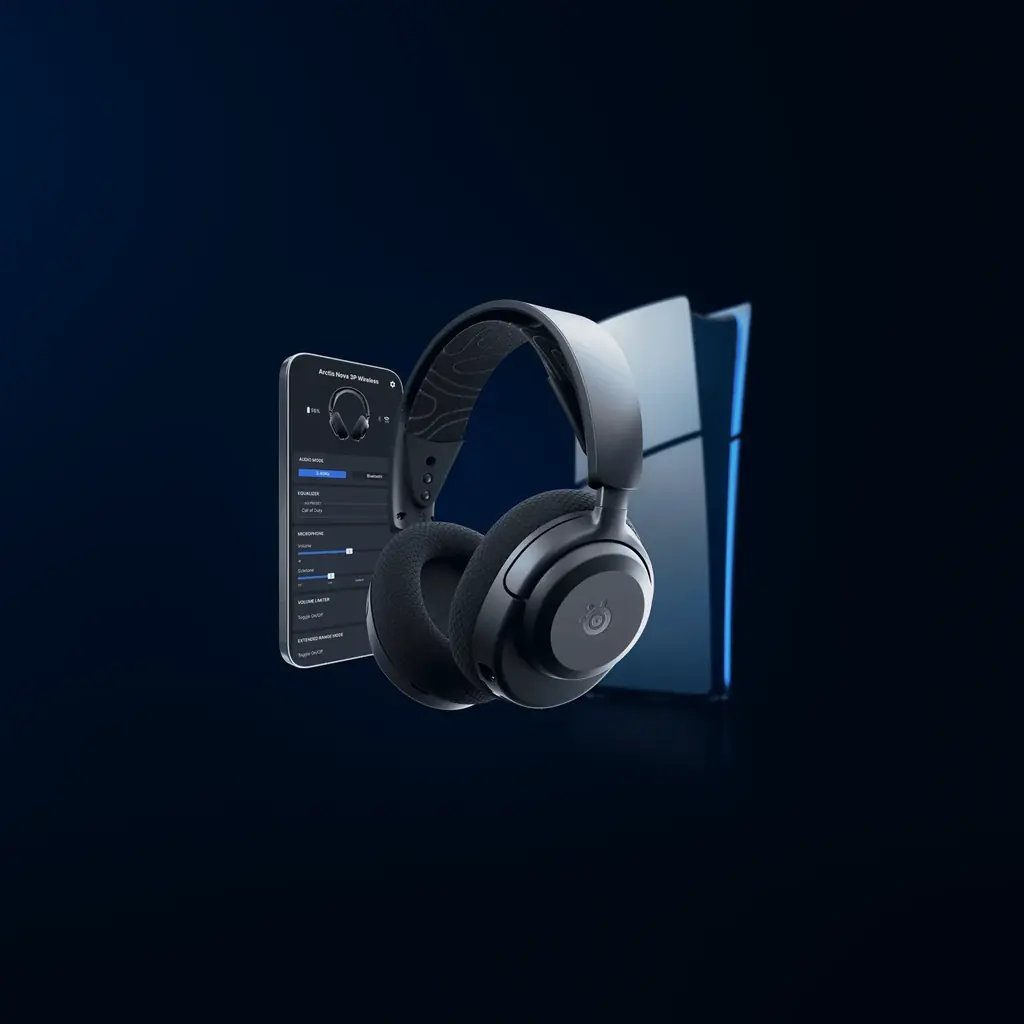 専⽤モバイルアプリでゲームごとに最適なオーディオ設定が可能なArctis 3P Wireless などワイヤレスヘッドセット　Nintendo Switch 2 に2.4GHz ワイヤレス接続に対応 画像 3