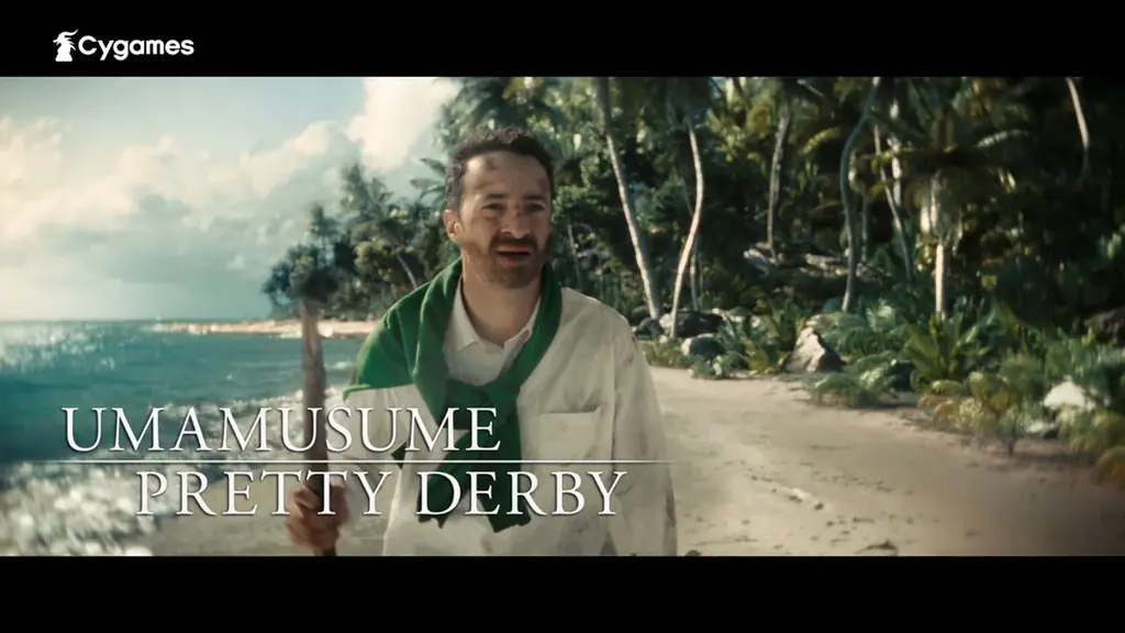 〈『ウマ娘 プリティーダービー』新育成シナリオが本日追加〉C・ルメールさんが無人島からSOS！　島で目にしたのは金の…武豊さん!? 画像 2