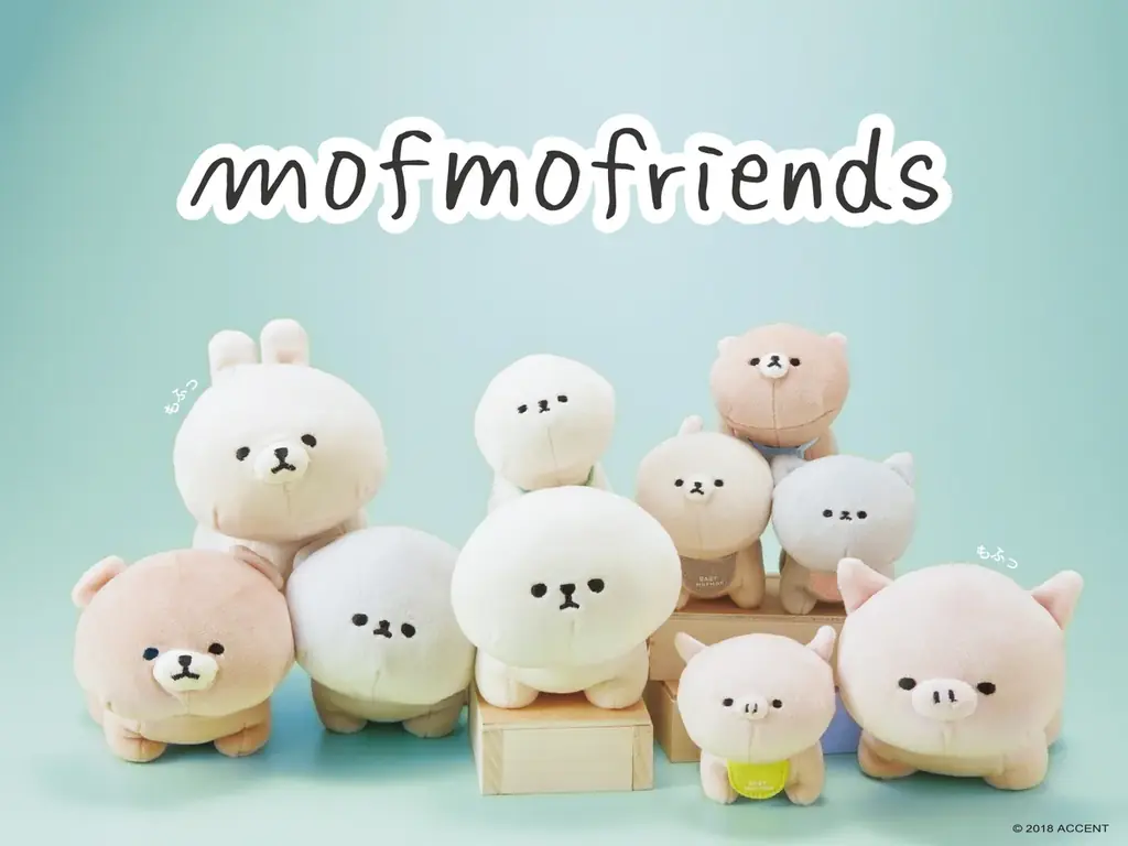 ゆる〜い表情と独特なフォルムの癒し系『mofmofriends』と大人気『サンリオキャラクターズ』が夢の初コラボレーション!!全8アイテムが登場!! 画像 3