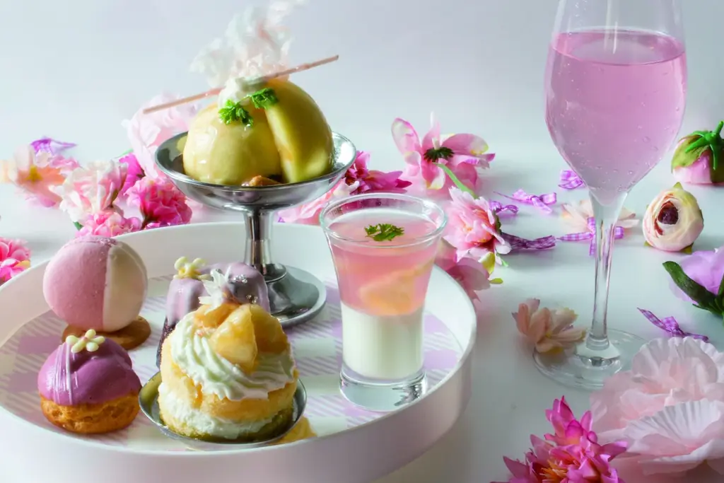 【ホテル オリエンタル エクスプレス 福岡天神】インフルエンサーコラボアフタヌーンティー「jardin de pêche（ジャルダン・ド・ペッシュ）」2025年7月1日（火）より販売開始 画像 1