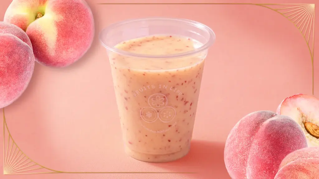 旬の完熟桃の美味しさを存分に　半玉使用！桃のヴィーガンパフェ、贅沢スムージーも 画像 2