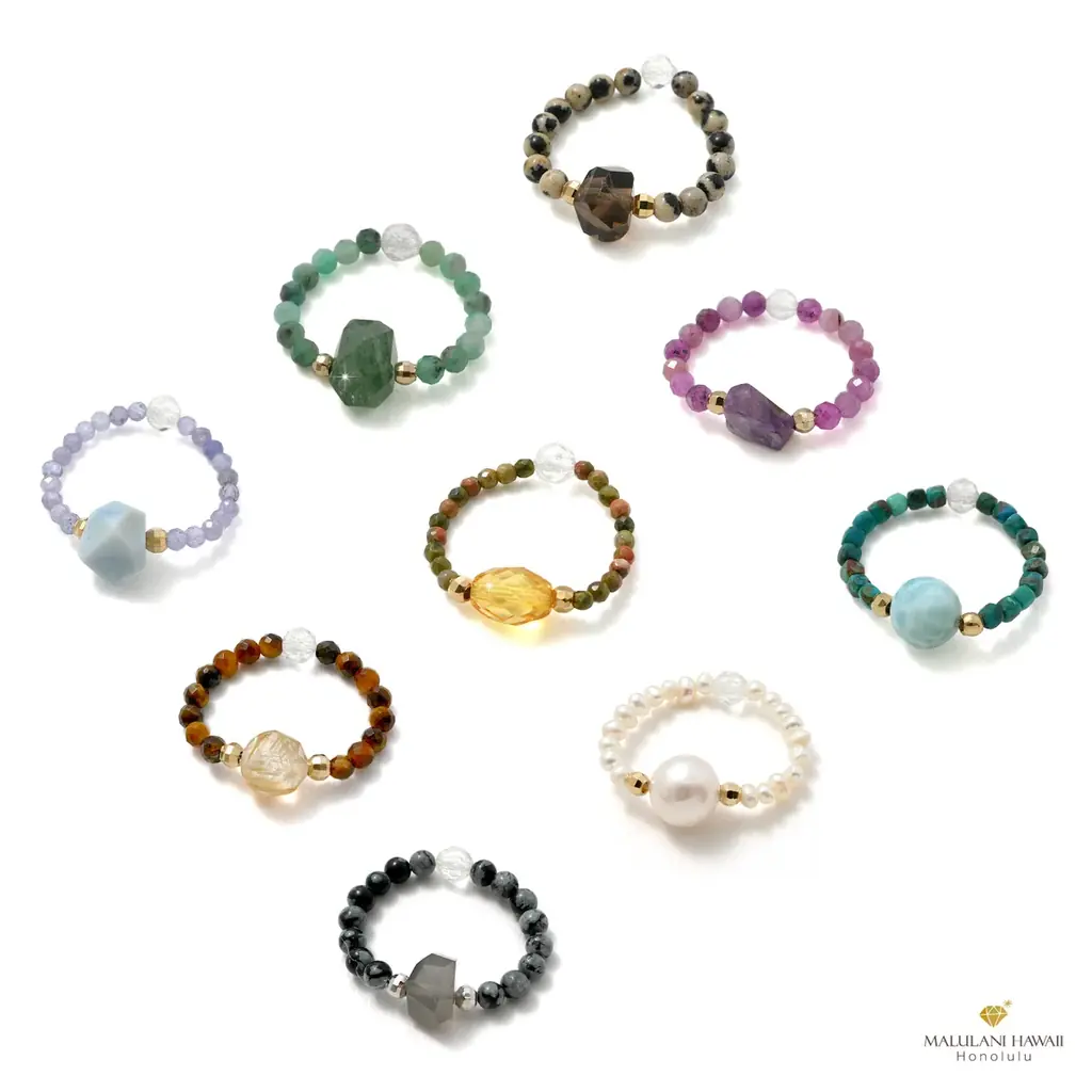 毎日に寄り添う、お守りパワーストーンリング「Tiny Rings」、ハワイ発パワーストーンブランド「マルラニハワイ」より新登場！ 画像 12