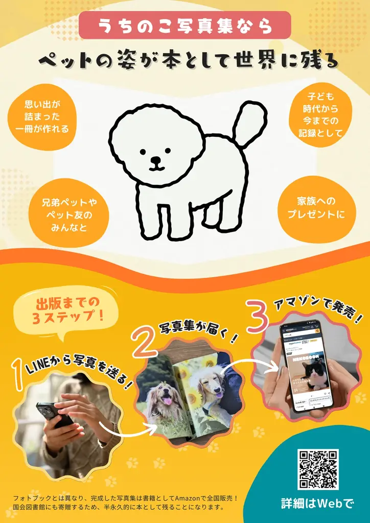 ペットの写真集がおまかせで出版できる「うちのこ写真集」制作写真集の販売売上還元プログラムをスタート 画像 2