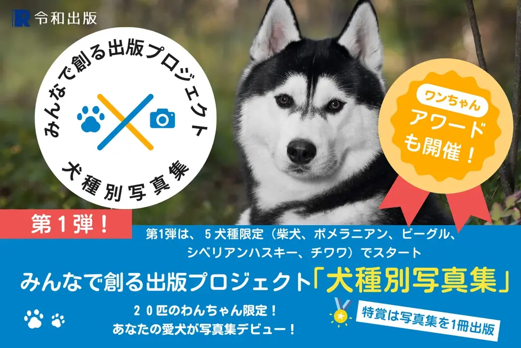 2025年6月28日開始！愛犬の魅力を写真集にする参加型プロジェクト