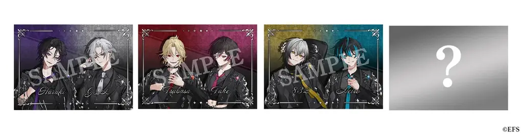 歌い手グループ「Element Sicks」の描き起こしランダムブロマイドが、2025年7月18日より全国のファミリーマート「ファミマプリント」に登場！ 画像 3