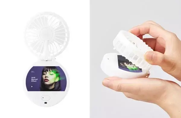 ME-Qの新作ハンズフリーUSBファンが登場！1個から名入れ＆フルカラー印刷で作成可能！（2025/06/26） 画像 2