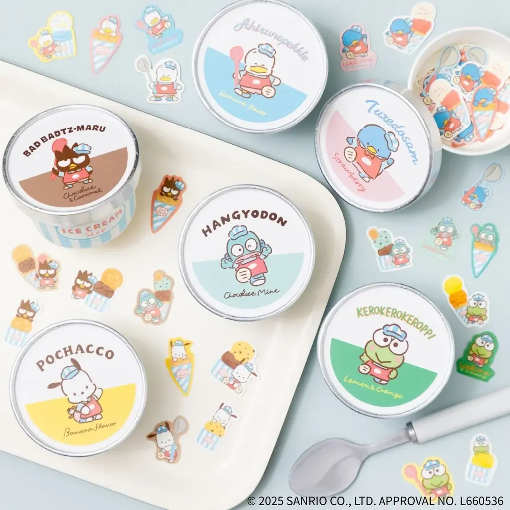【ロフト】「はぴだんぶい×古川紙工 アイスクリームショップ」シリーズ 画像 3