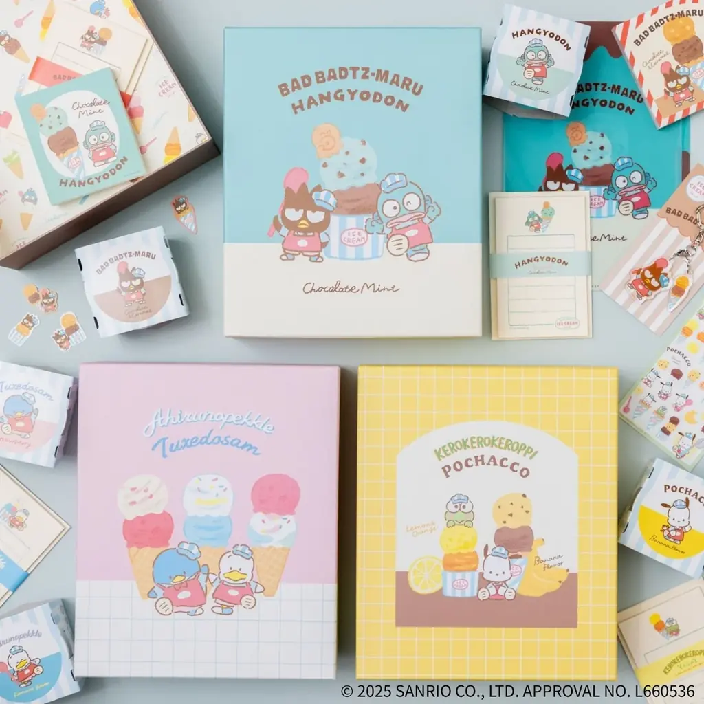 【ロフト】「はぴだんぶい×古川紙工　アイスクリームショップ」シリーズ 画像 5