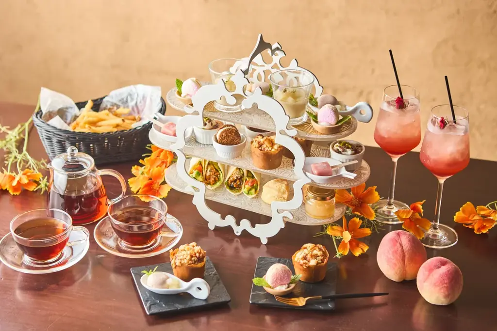 桃の夏アフタヌーンティー