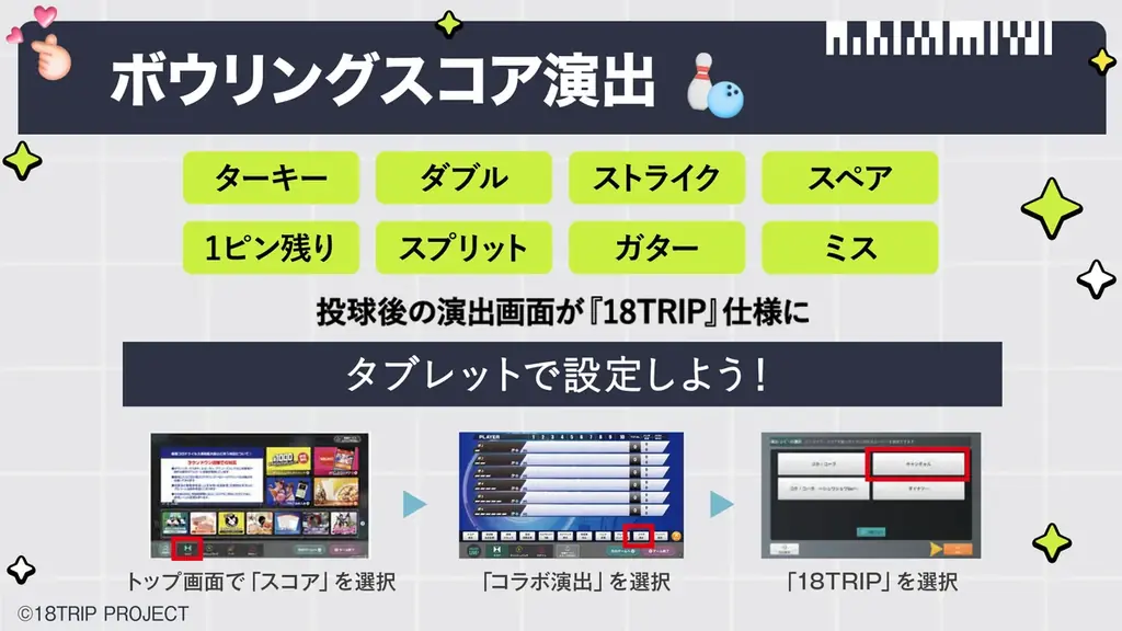 近未来おもてなしアドベンチャー『18TRIP』と「ROUND1」のコラボキャンペーンが全店舗で開催決定！ 画像 4