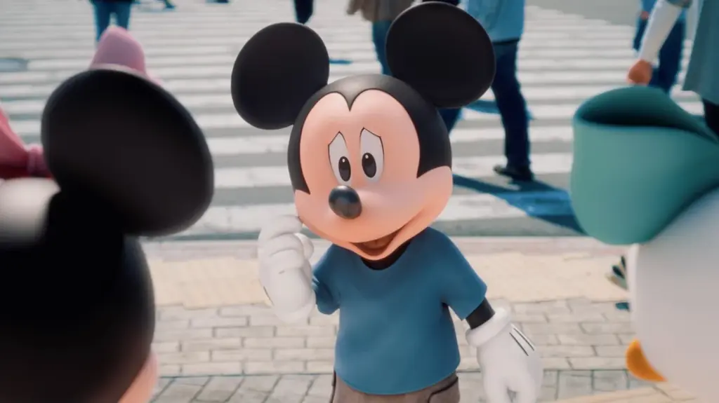 ミッキーマウスが「ディズニー★JCBカード」のTVCMに登場！舞台は “東京・渋谷” のど真ん中！? 「ミッキー＆フレンズ In Real Life」篇を2025年7月1日（火）より 全国にてOA開始 画像 6