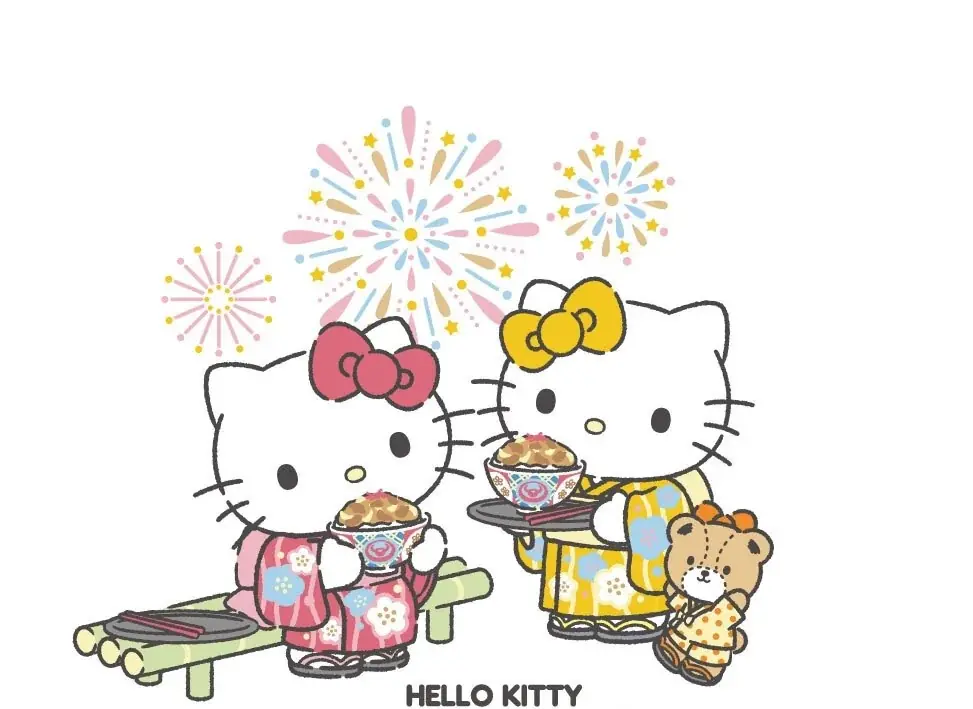 吉野家公式通販サイトなどでハローキティとコラボした『おうち吉野家キャンペーン2025』を本日より開始 画像 7