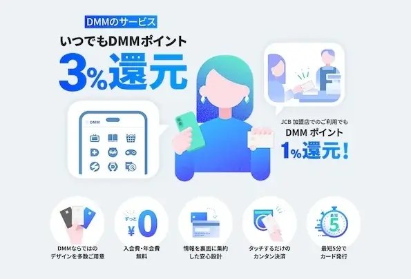 「DMM JCB カード」がリニューアル!クレディセゾンと提携し9月11日より発行を開始 画像 2