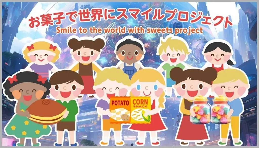 2025年7月大阪・関西万博で学生が未来のお菓子パッケージを展示