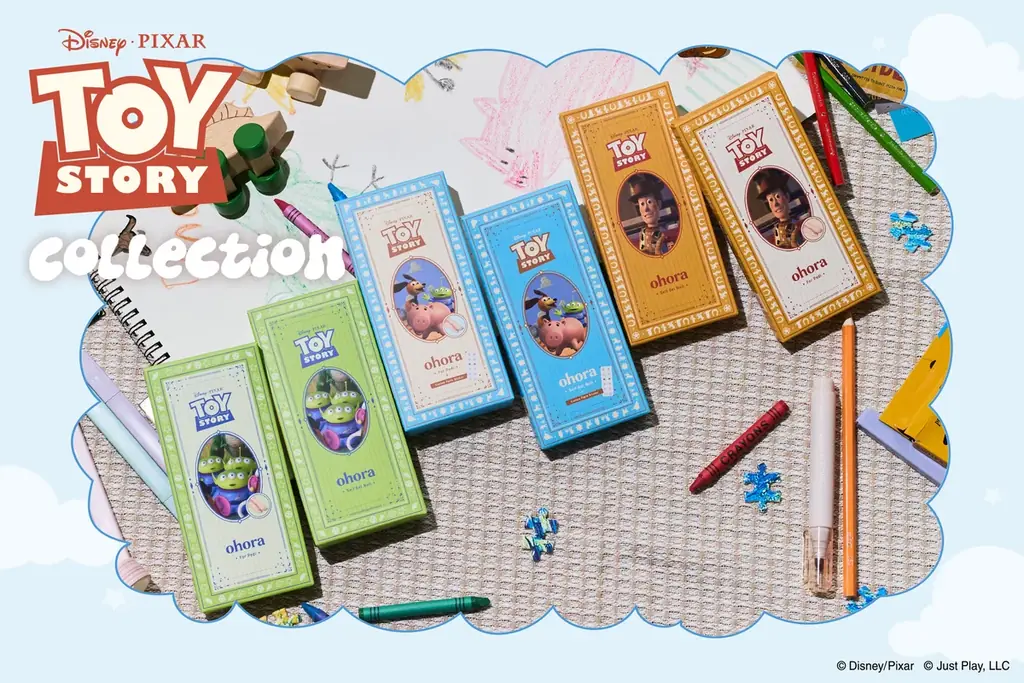 『ohora』の「Disney collection」に遊び心いっぱいの夏の新作が登場！「トイ・ストーリー」モチーフのハンド＆ペディキュア6種が2025年7月14日(月)発売 画像 1