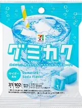 前回大好評の「セブンプレミアム グミカク」が再登場！定番のサイダー風味に加え、夏にぴったりのコーラ風味が発売！「シャリッ」「もちもち」食感を楽しめる新感覚グミ 画像 2