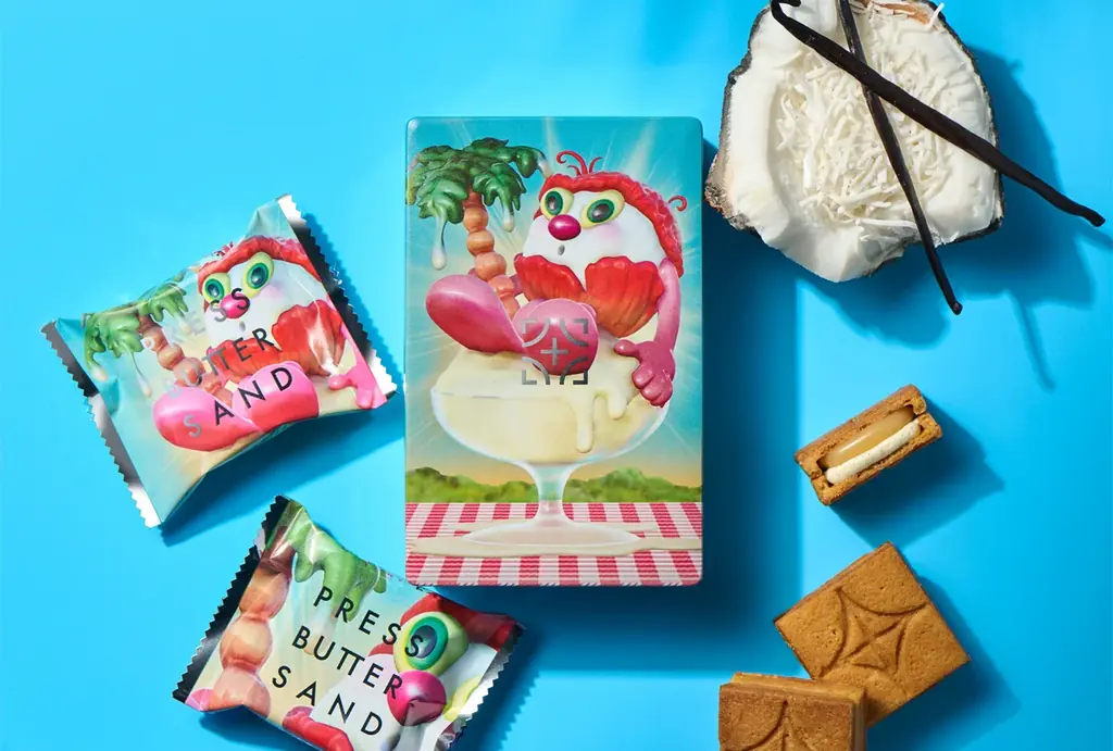 【期間限定シリーズコラボ】五感に響くお菓子体験「PRESS BUTTER SAND」× 「ArtSticker」!上質を追求した「バターサンド〈バニラココナッツ〉」2025年7月1日(火)より販売開始 画像 2