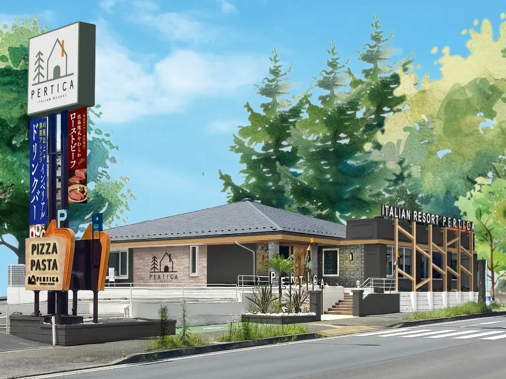 【待望の2号店目開業!】すかいらーくグループの新業態「イタリアン リゾート ペルティカ」2号店目を横浜市港北ニュータウンにオープンいたします! 画像 2