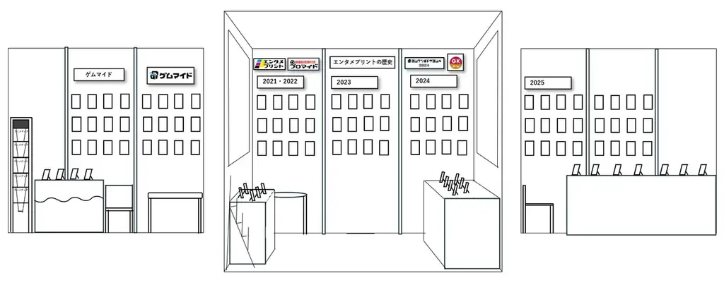 イード、「コンテンツ東京2025」に出展、エンタメプリントのこれまでを年表として振り返るブースに 画像 2