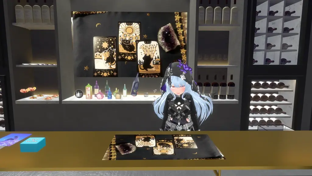 占い師VTuber華月エアリ氏がプロデュースするバーチャル占い館『占いBAR Moonset』が7月オープン！ 画像 3