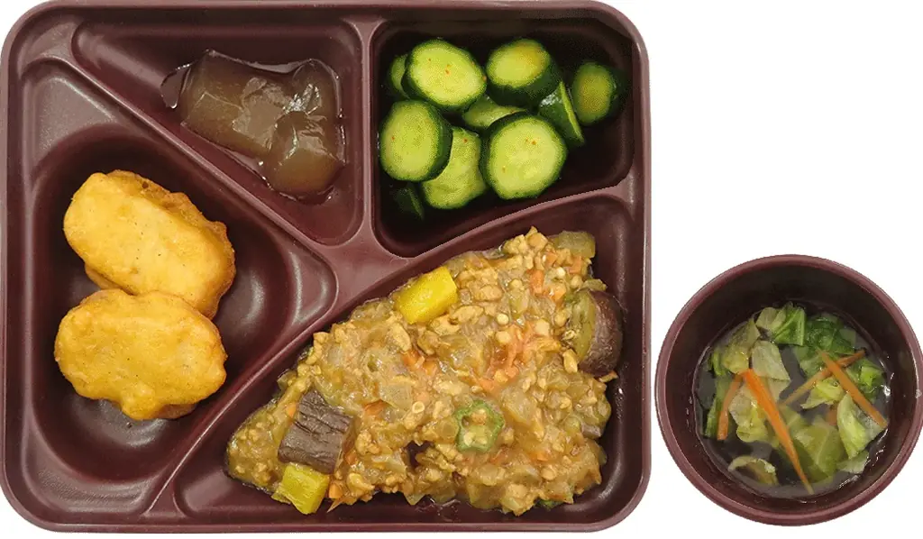7月3日・9日 横浜中学校で大学生考案の給食提供