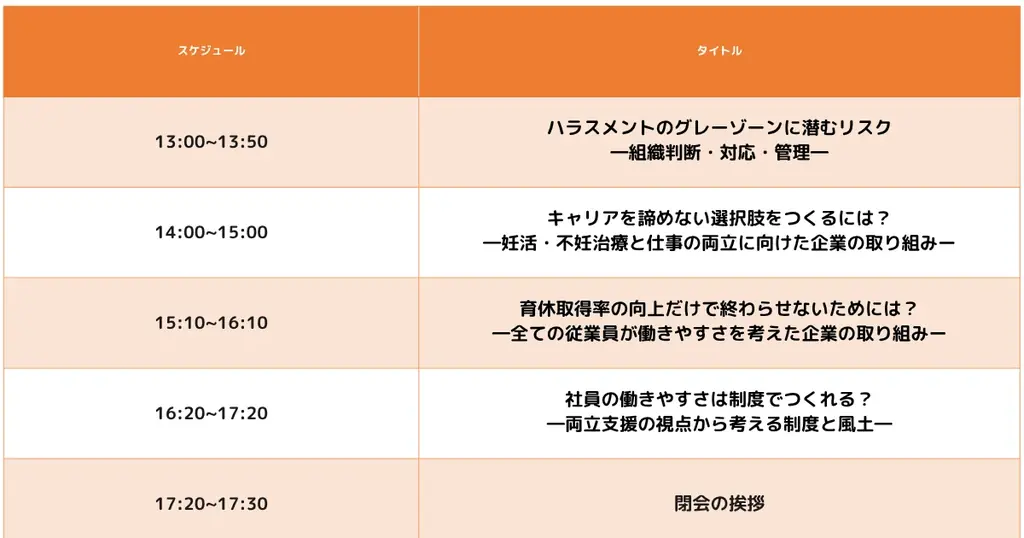 『今、両立支援を考えてみませんか?』をテーマに、毎年開催している「ファミワンカンファレンス2025」を9月18日に実施します 画像 2