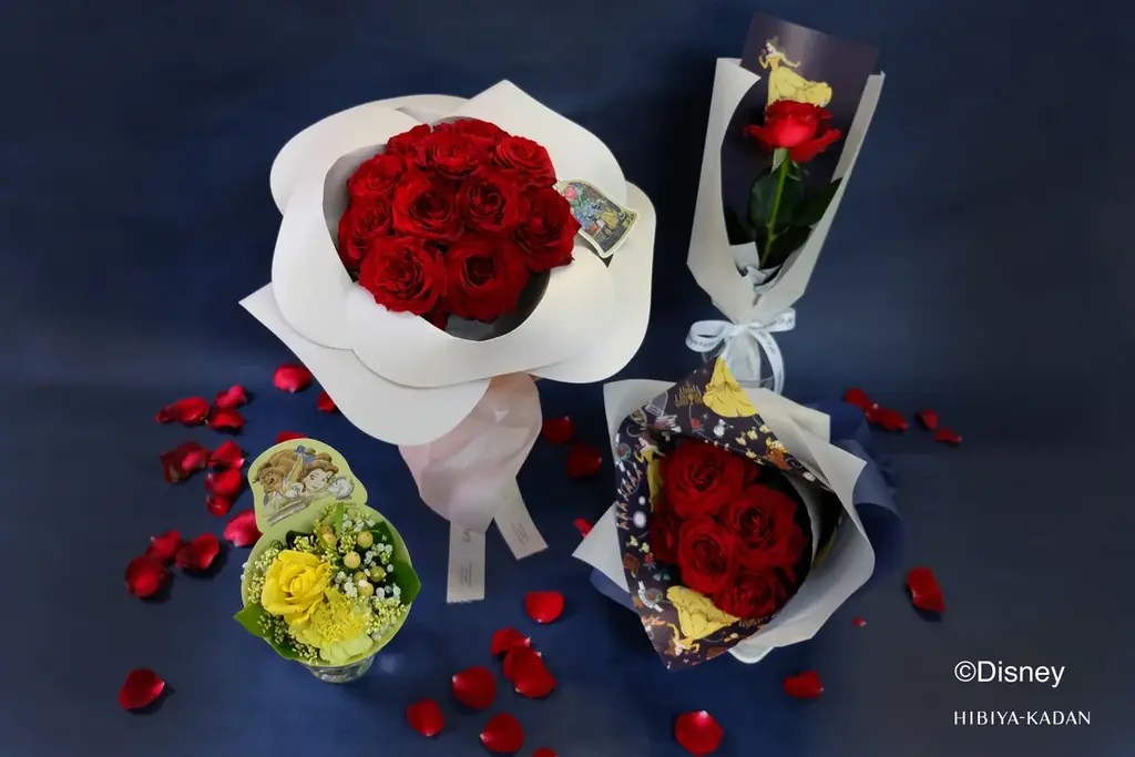 7月1日開始！美女と野獣の世界観を表現した限定フラワーギフト販売