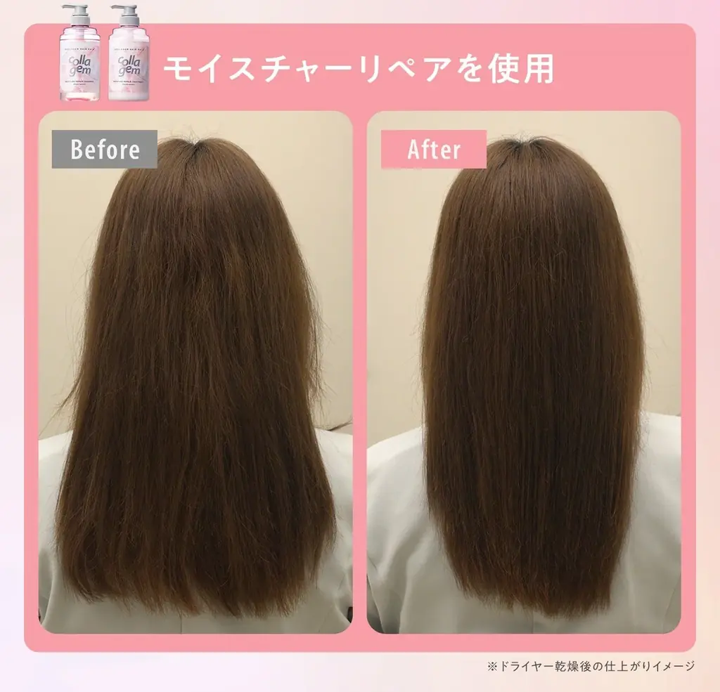 新ヘアケア【collagem（コラジェム）】8月1日新発売　洗浄も保湿も、コラーゲン由来の成分*で、ぷるんと弾む仕上がりに＜厳選された4種のコラーゲン*で自宅で髪を管理し、保水髪**へ＞ 画像 2