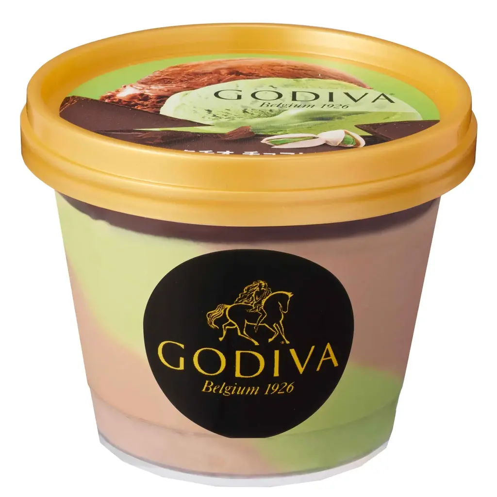 ゴディバ カップアイス「ピスタチオ チョコレート」登場 ショコラティエこだわりのチョコレートをパリパリ割って、五感で贅沢に味わうアイスクリーム 画像 3