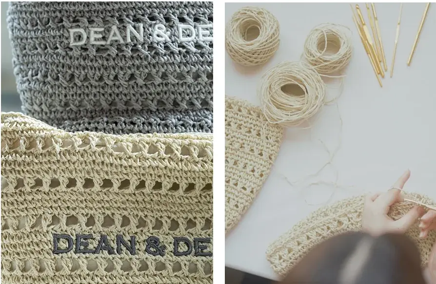 【DEAN & DELUCA】BEAMS COUTUREとのコラボレーション　手仕事の温もりと実用性を備えた、クロッシェバスケットバッグが登場7月8日（火）より発売 画像 2