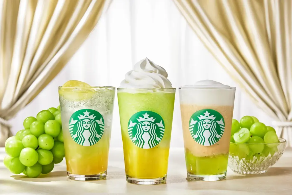 スターバックス　サマー第3弾は、「3つの夏マスカット」じゅわっと、しゅわっと、ふわり華やぐ3種の新作ビバレッジが7月9日(水)より登場！ 画像 1