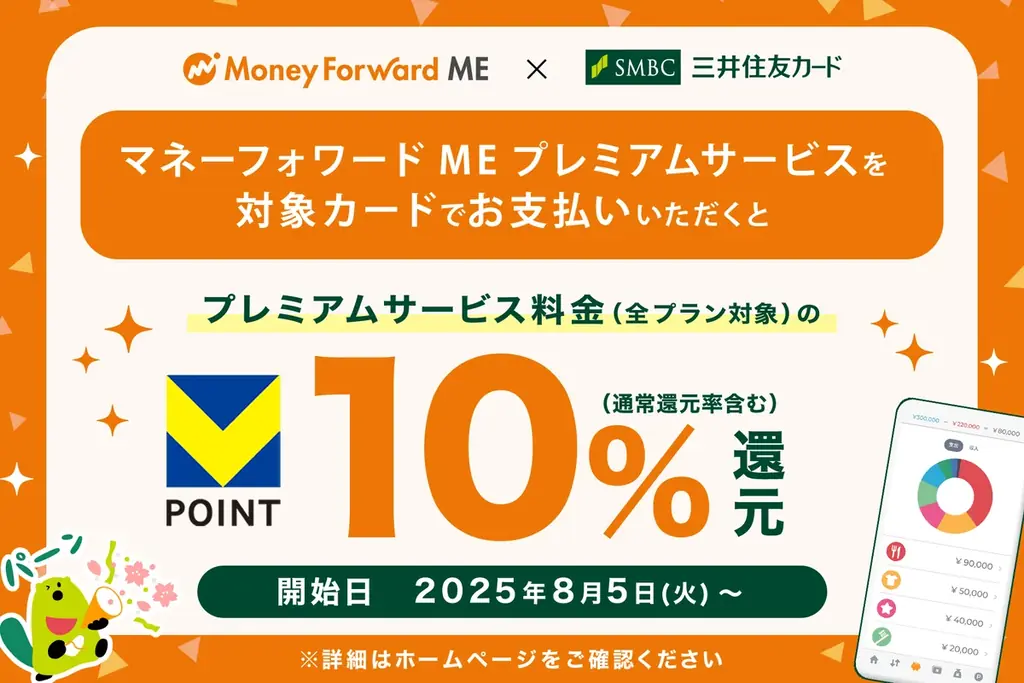 マネーフォワードVポイント還元