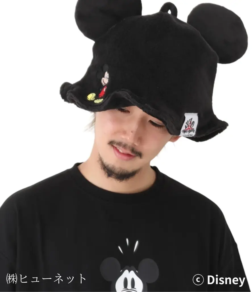 「370-ThreeSeventy」より、「ミッキーマウス」デザインのTシャツ、サウナハットが登場。 画像 4