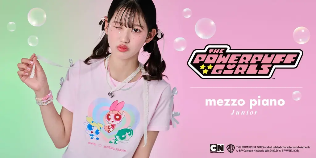 メゾピアノジュニア×パワーパフ ガールズの新作アイテムが7月4日発売