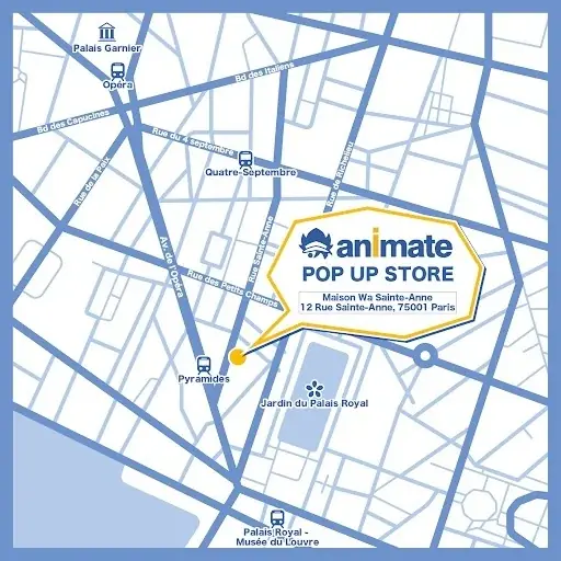 フランスに初出店の「アニメイトパリ ポップアップストア」が2025年7月1日にオープン！　他のアニメイトとは一味違う店内をご紹介!! 画像 8