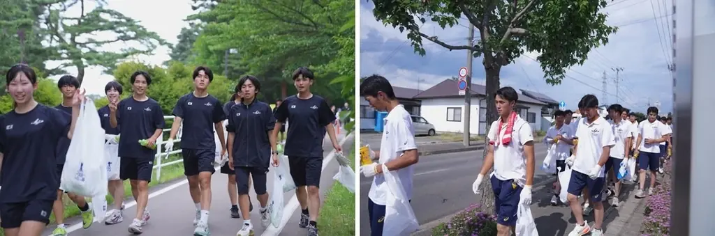 お~いお茶×大谷翔平のグローバル社会貢献プロジェクト「ゴミ拾いしなくっ茶 With 花巻東高等学校」を、7月2日(水)に実施 画像 3